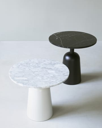 Turn adjustable table Ø55 cm - White marble - Normann Copenhagen