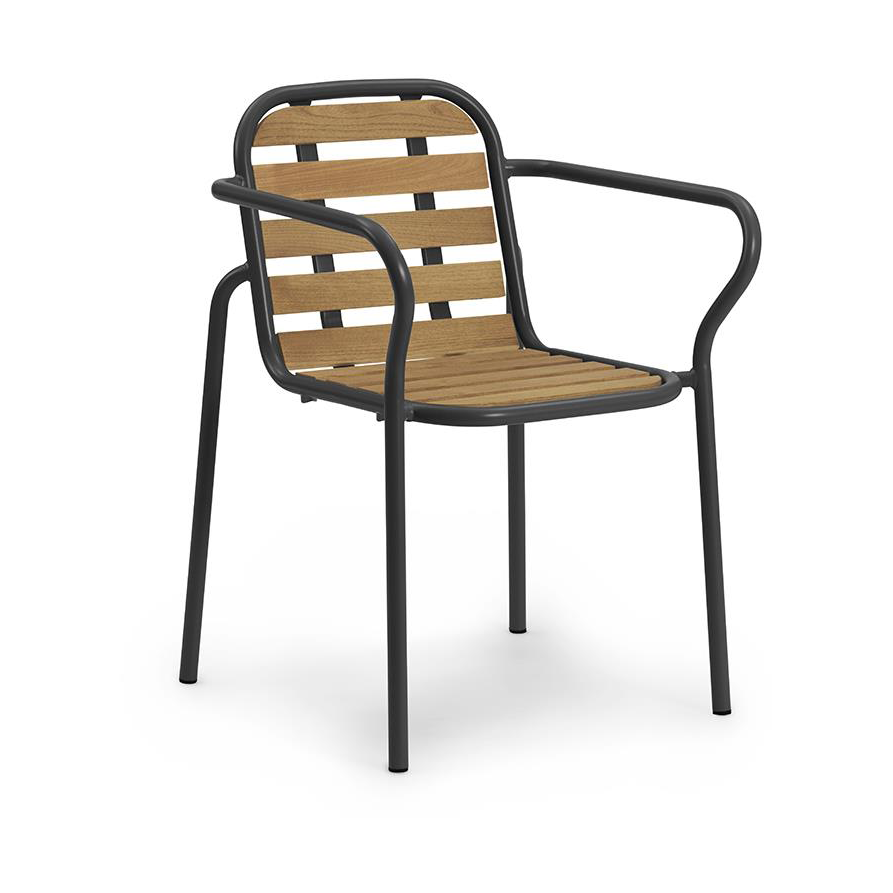 Normann Copenhagen Vig Armchair Robinia Black