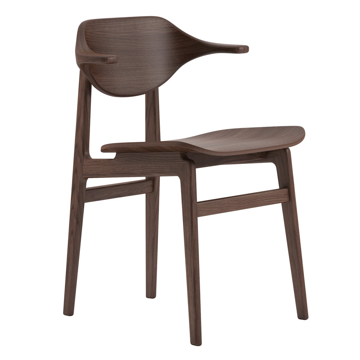 NORR11 Buffalo chair Dark smoked oak