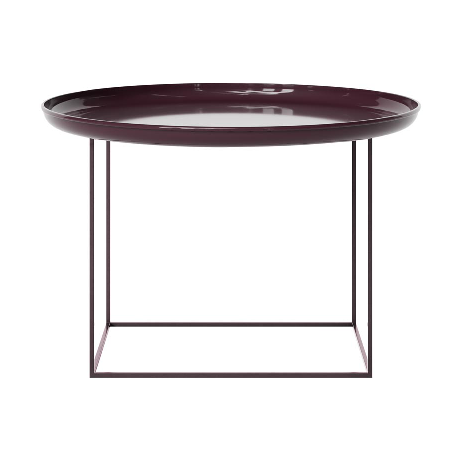 NORR11 Duke coffee table medium Lacquered maroon | Scandinavian Design | Coffee tables | Red