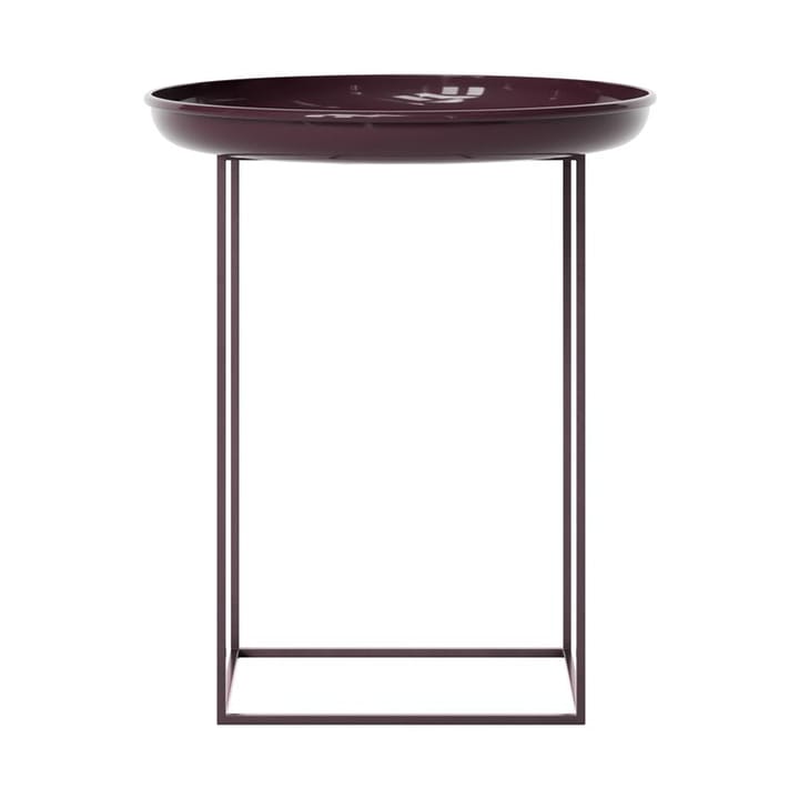 Duke side table small - Lacquered maroon - NORR11