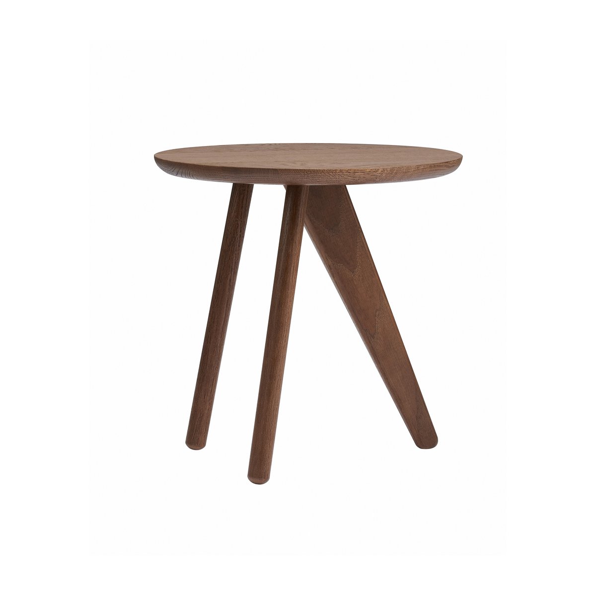 NORR11 Fin side table 40 cm Dark smoked oak