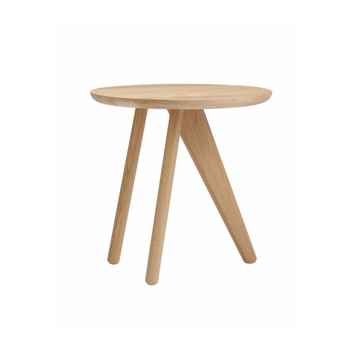 NORR11 Fin side table 40 cm Natural oak