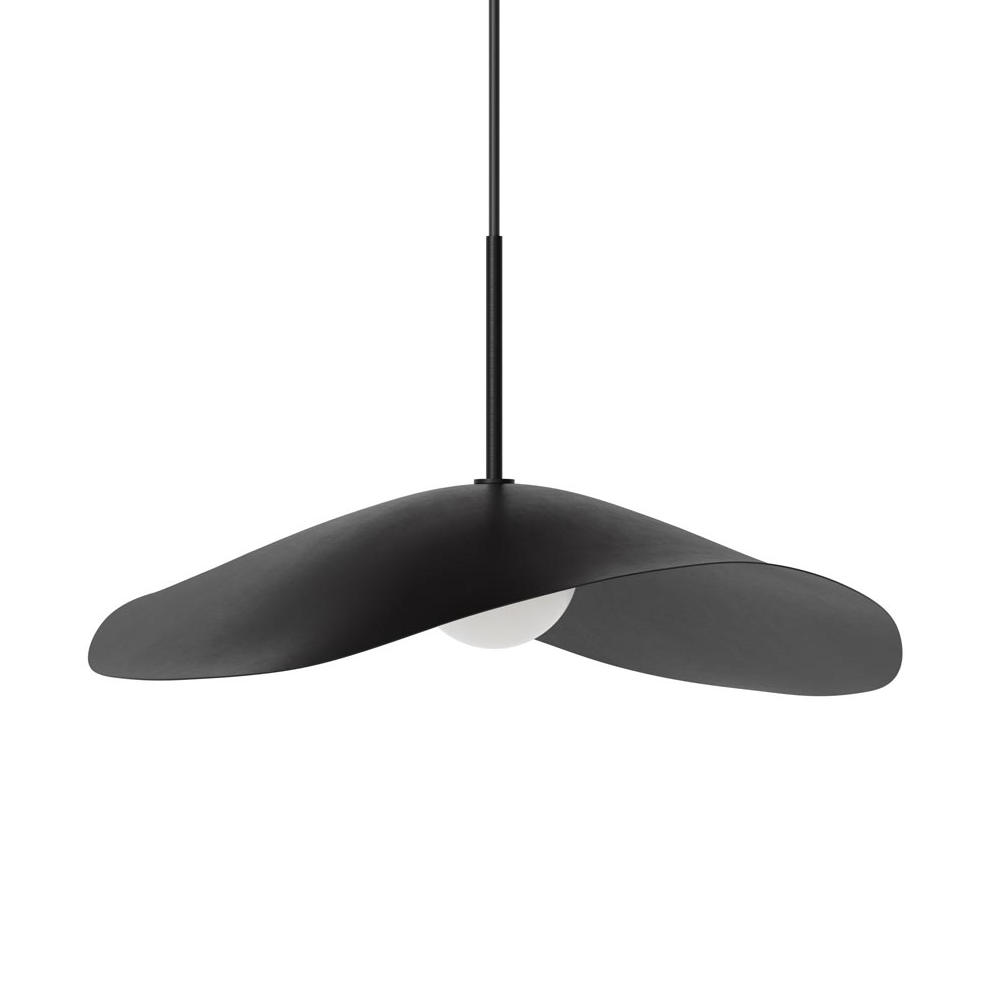 NORR11 Fuji pendant large Burned black