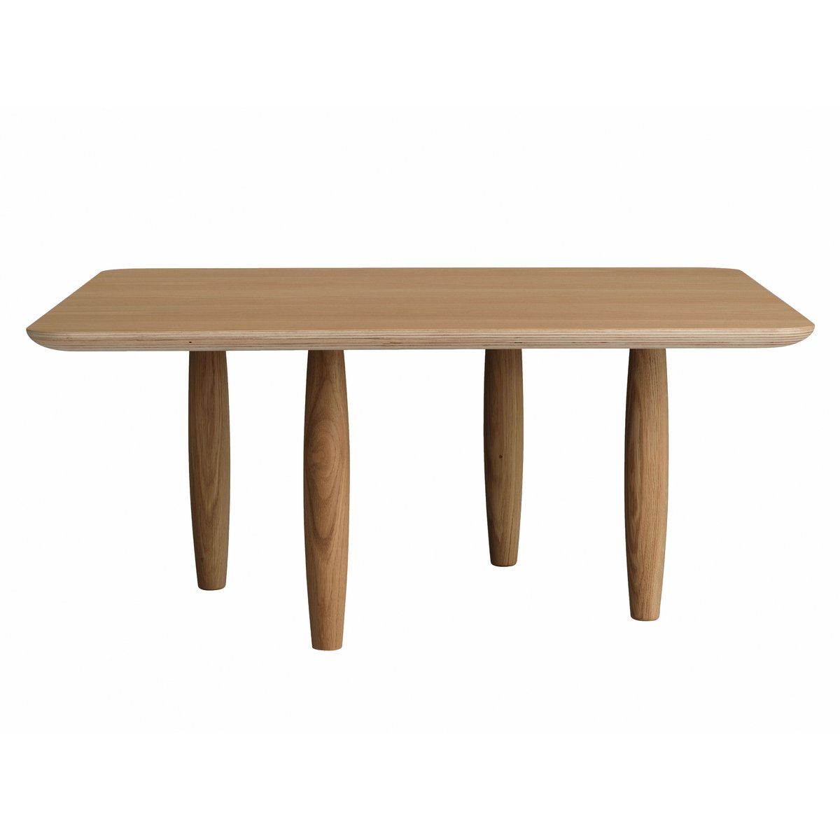 NORR11 Oku coffee table 80 cm Light smoked oak