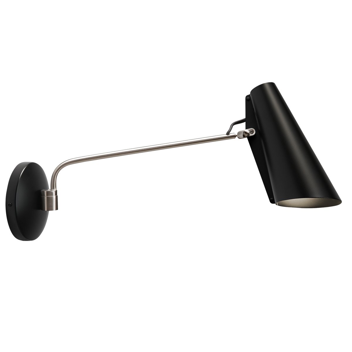 Northern Birdy wall lamp black-steel