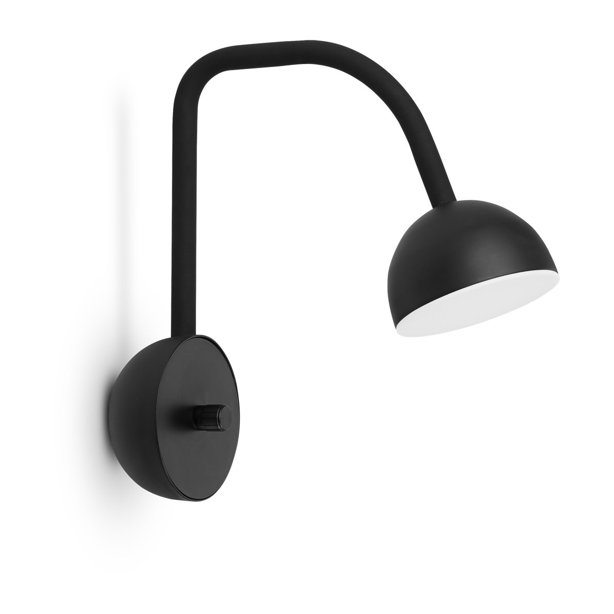 Northern Blush wall lamp Black matt