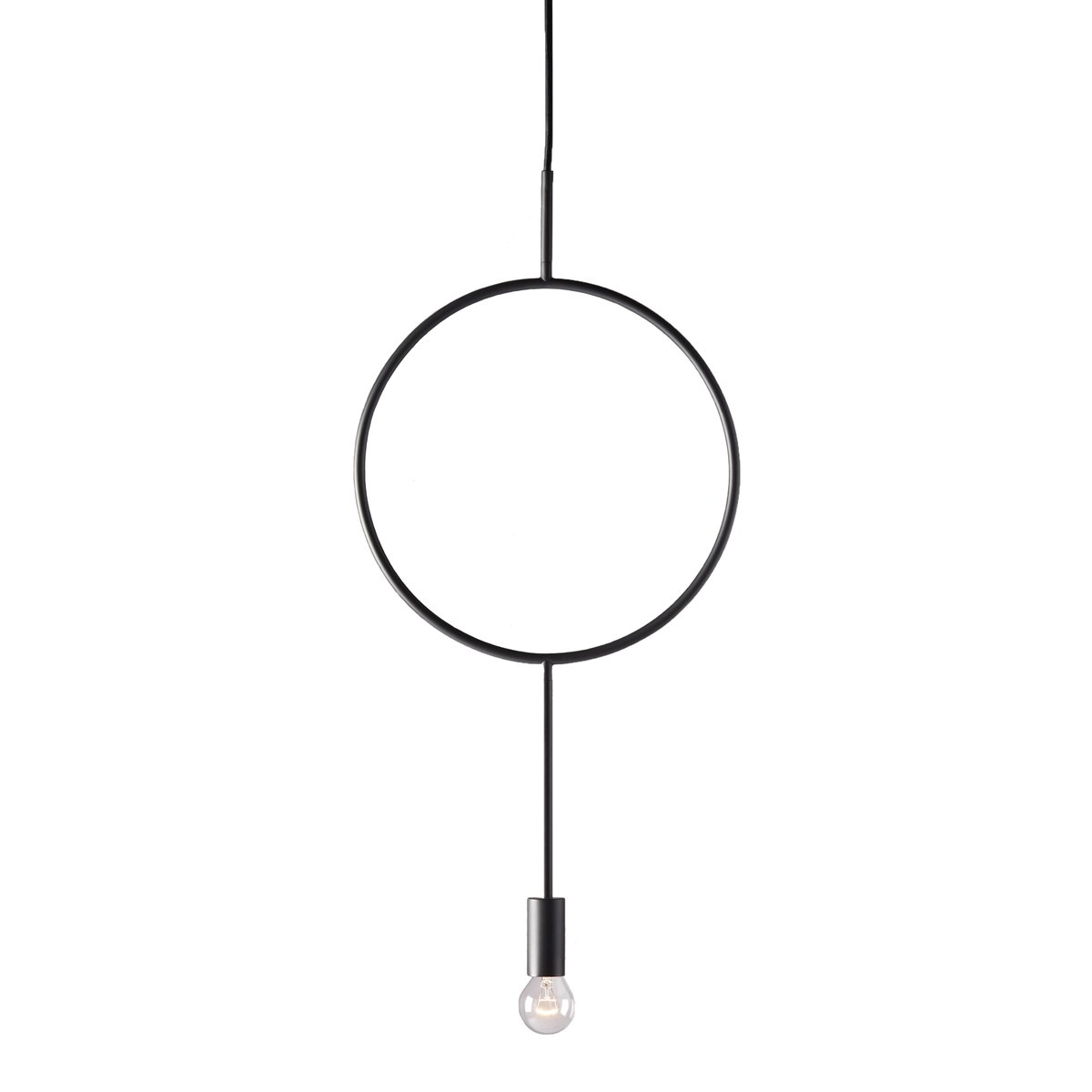 Northern Circle pendant lamp black