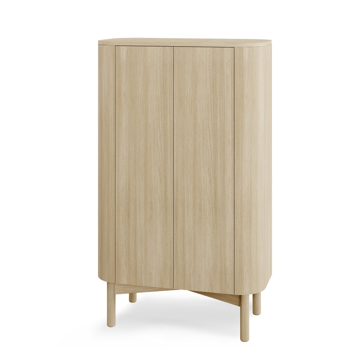 Northern Loud tall cabinet 143 cm Light oiled oak