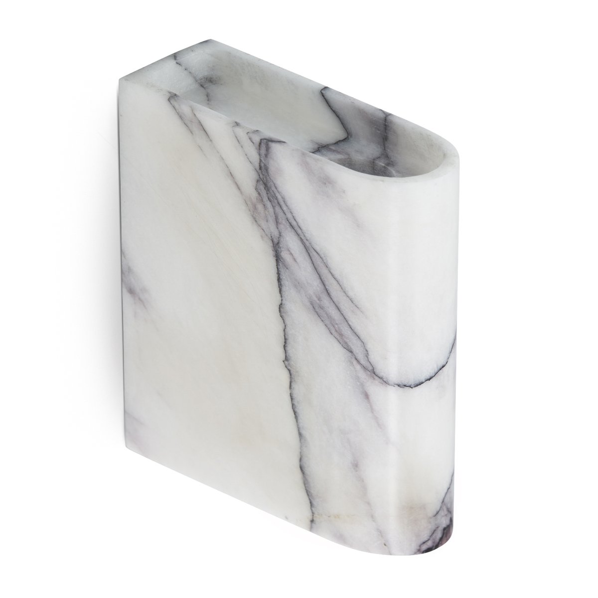 Northern Monolith candle holder vägg Mixed white marble