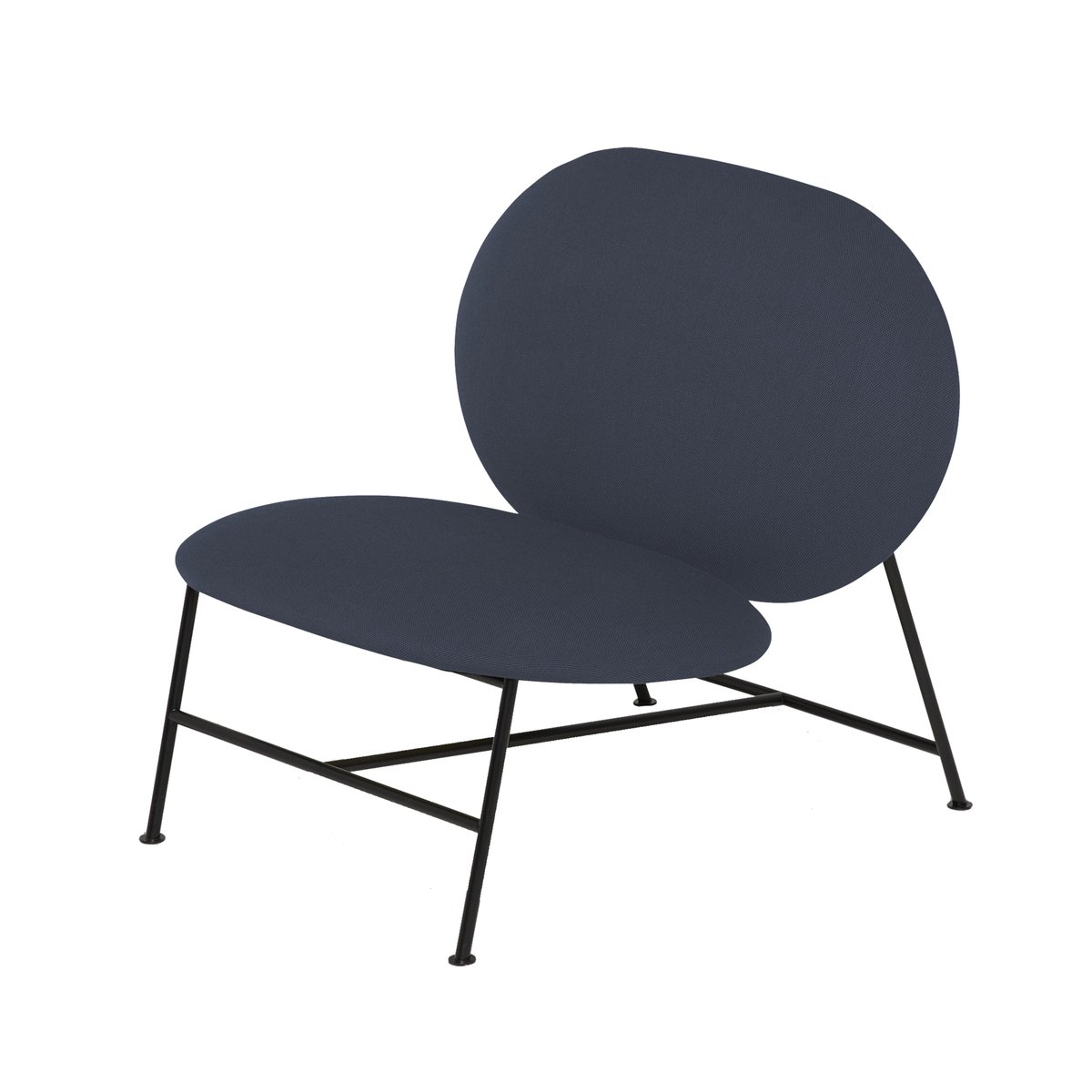 Northern Oblong lounge chair Dark blue