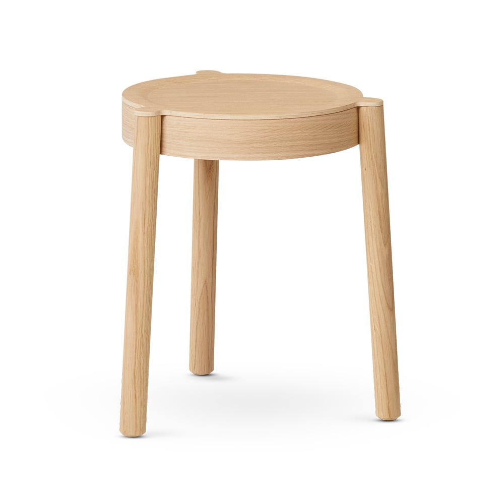 Northern Pal stool Oak light