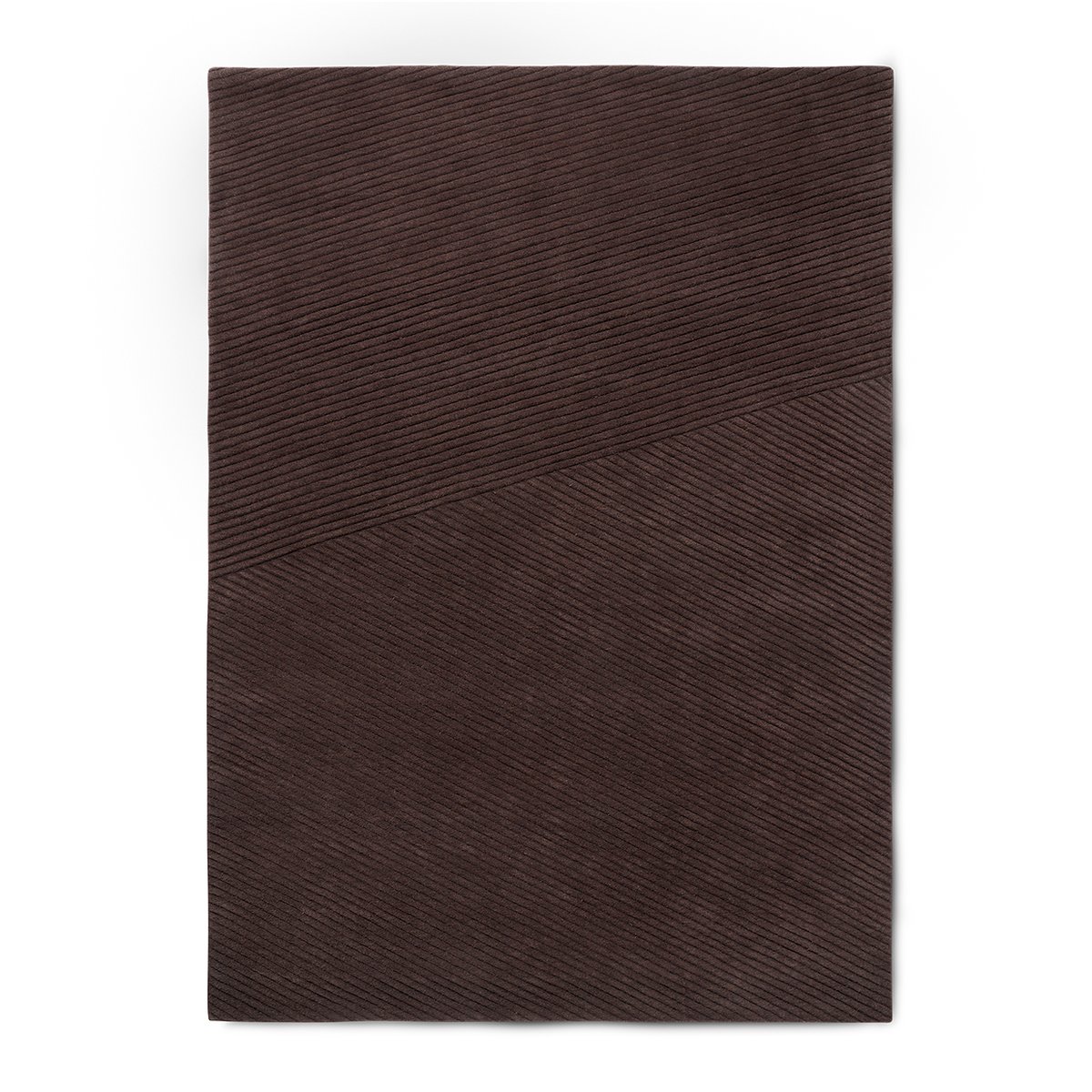 Northern Row rug medium 170x240 cm Dark-brown