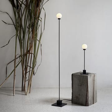 Snowball Floor lamp - Steel, white opal glass - Northern