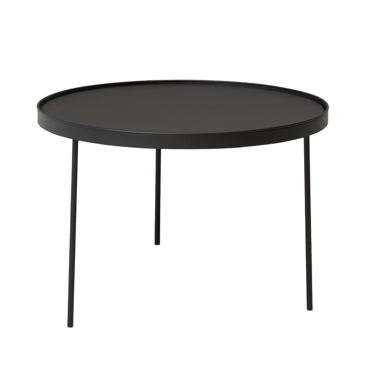 Northern Stalk coffee table black large Ø74 cm H:50 cm