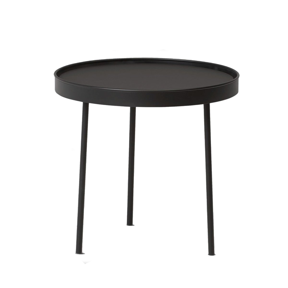 Northern Stalk coffee table black medium Ø44 cm H:42 cm