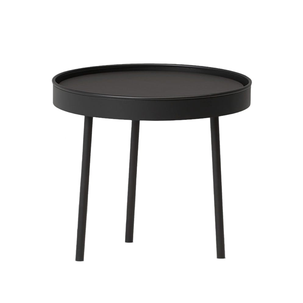 Northern Stalk coffee table black small Ø34 cm H:34 cm