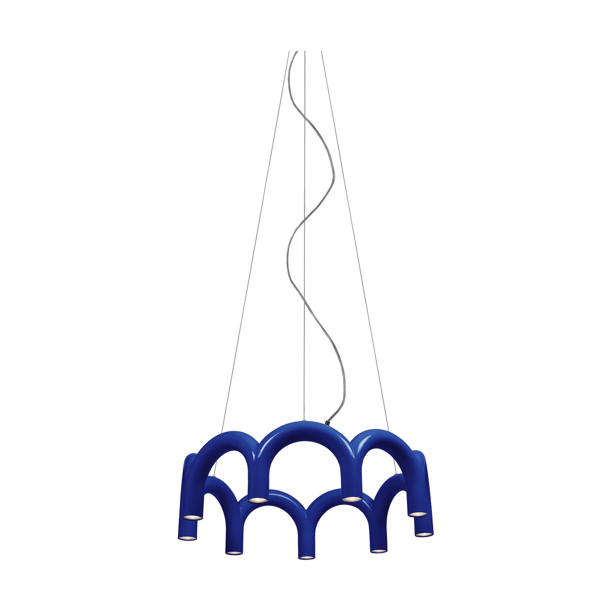 Oblure Arch circle pendant Ø76 cm Blue