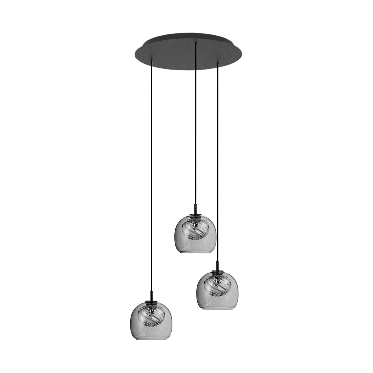 Oblure Inside triplet pendant Grey