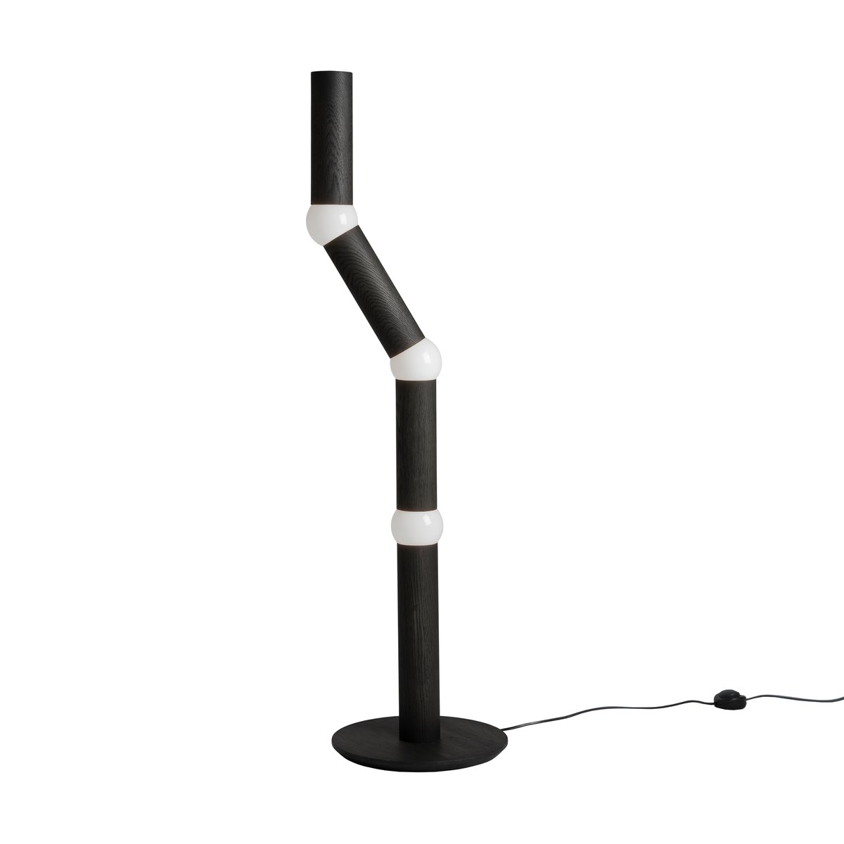 Oblure Lightbone floor lamp 124.3 cm Black oak