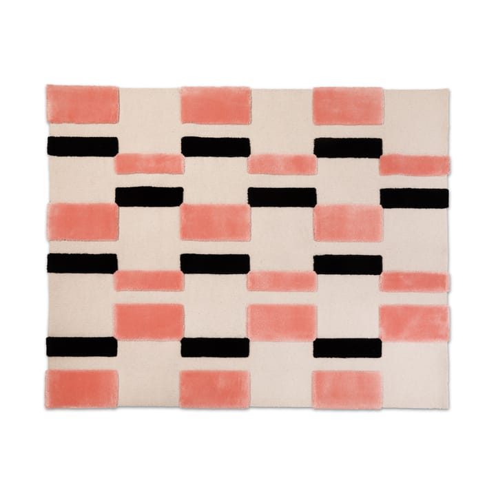 ODC Segment Rug Collection Irregular carpet - Coral crush-cream-black, 120x200 cm - Ogeborg