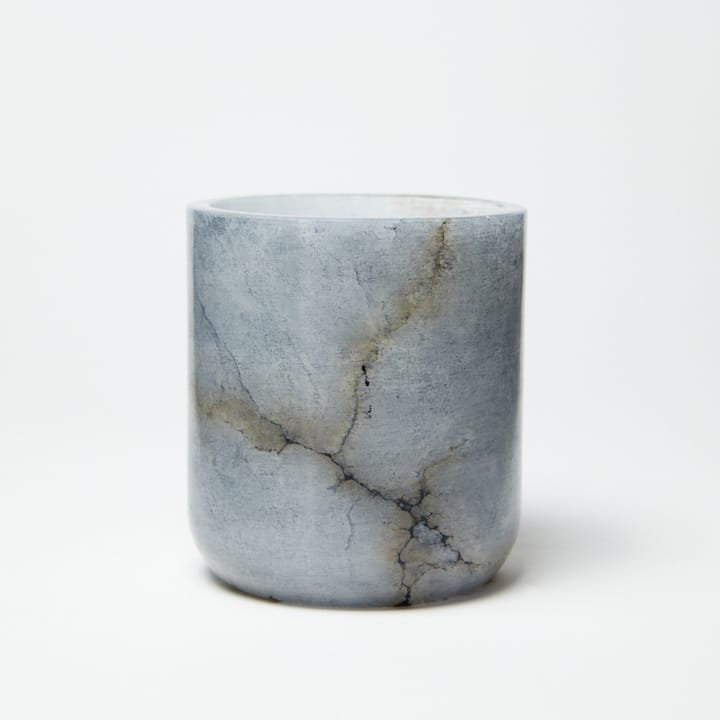 Alaia candle cup Ø11x12 cm, Alabaster gray Olsson & Jensen