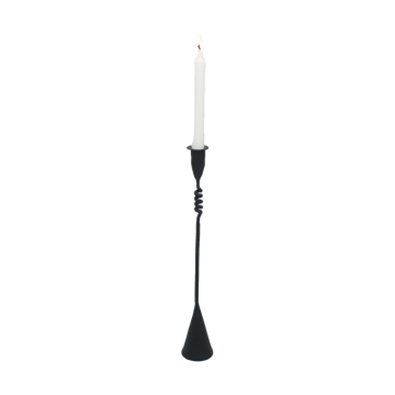 Askil candlestick 43 cm - Black - Olsson & Jensen