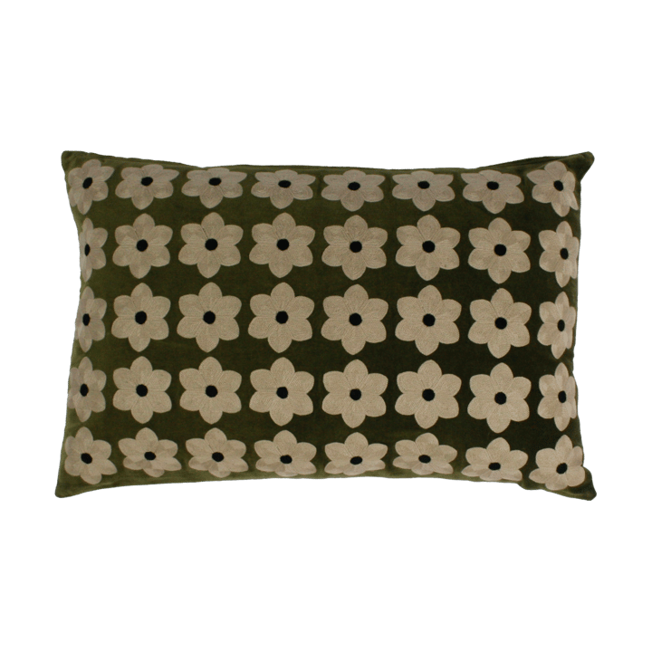 Daisy cushion cover 40x60 cm - Moss green - Olsson & Jensen