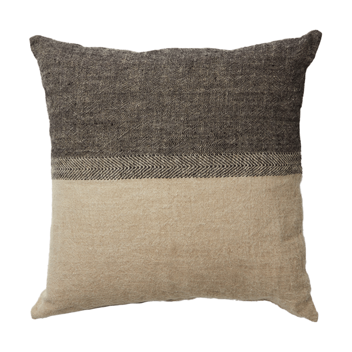 Levi cushion cover 60x60 cm, Black/natural Olsson & Jensen