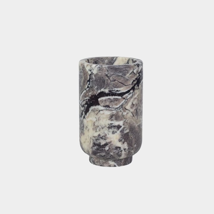 Stevie vase Ø12.5x20.5 cm, Gray marble Olsson & Jensen