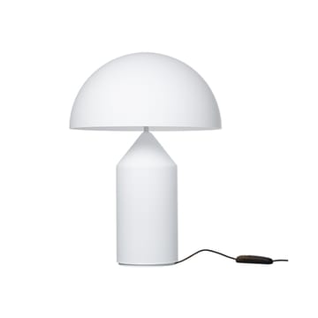 Atollo medium 235 table lamp glass - Opal - Oluce