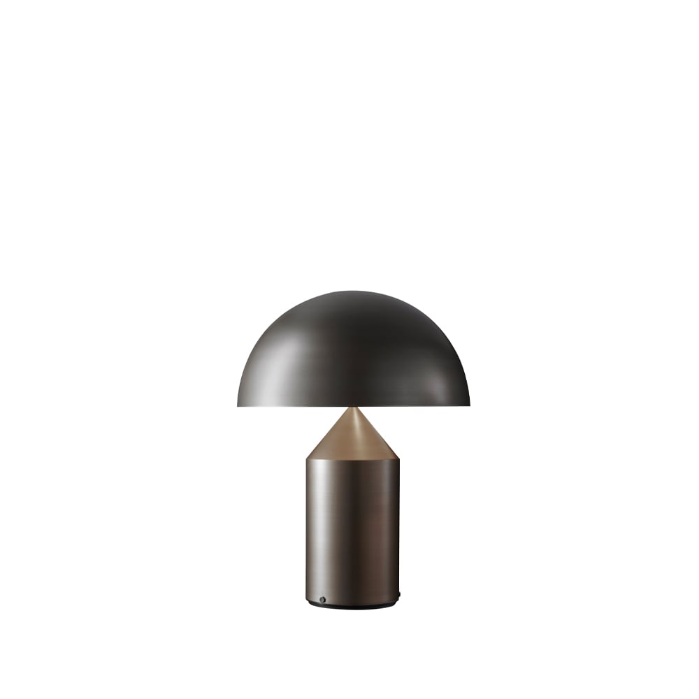 Oluce Atollo small 238 table lamp metal Satin bronze