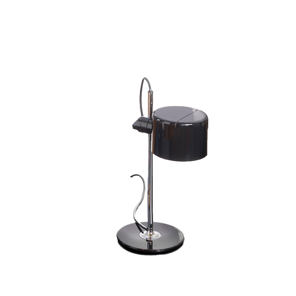 Oluce Coupé Mini table lamp Glossy black