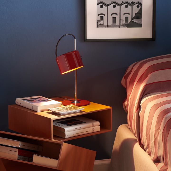 Coupé Mini table lamp, Scarlet red Oluce