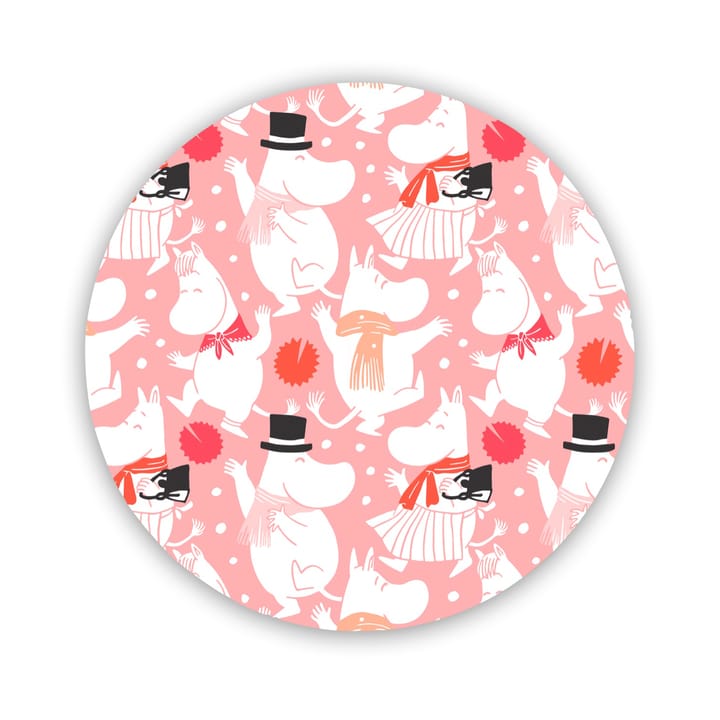 Moomin celebration trivet Ø21 cm - White-pink - Opto Design