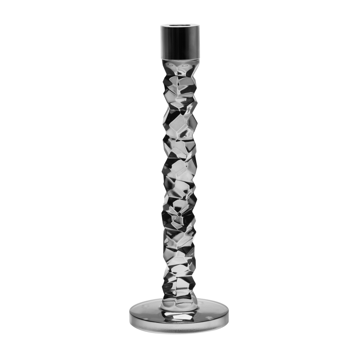 Orrefors Carat candle sticks antracit 297 mm