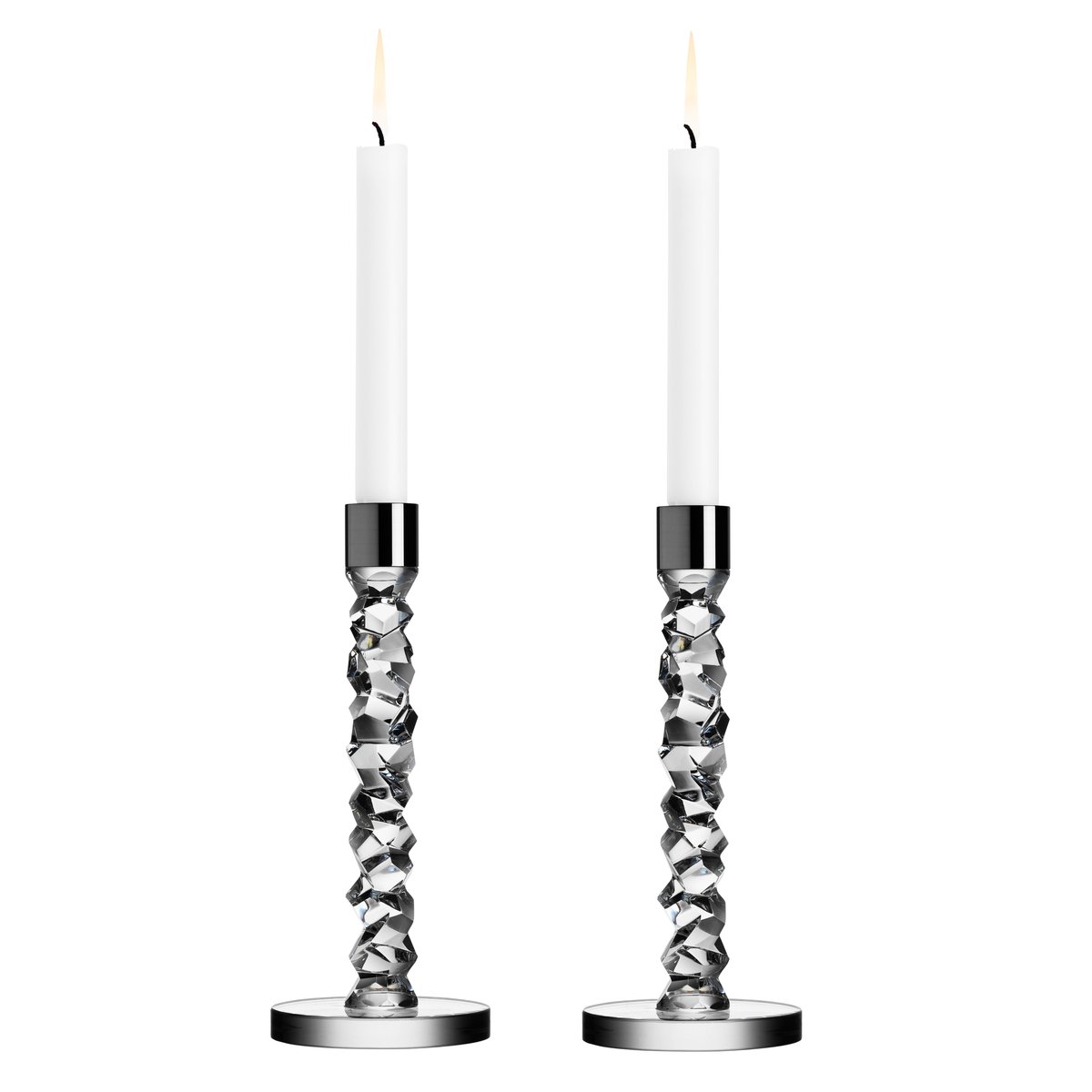 Orrefors Carat candleholder 2-pack 2-pack