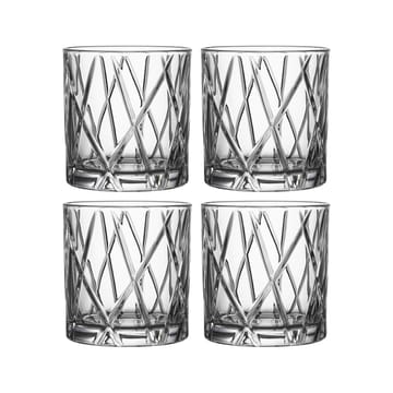 City Double Old Fashioned glas 4-pack - 34 cl - Orrefors