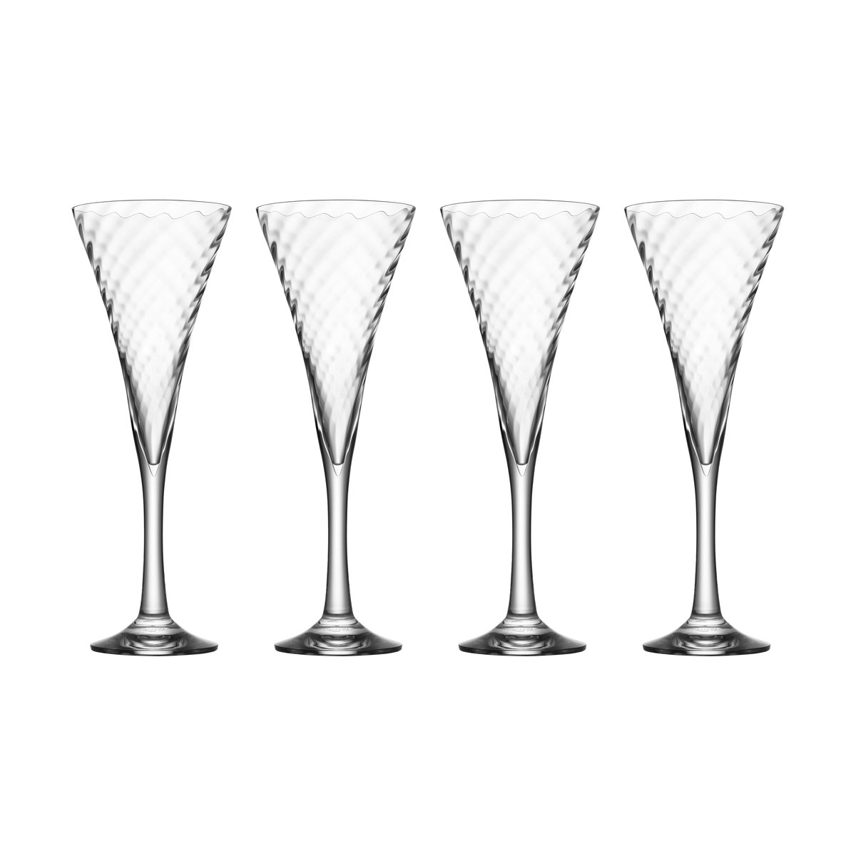 Orrefors Helena champagne glass 25 cl 4-pack Clear