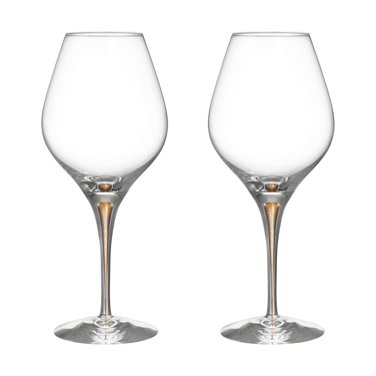 Orrefors Intermezzo Aroma wine glass 62 cl 2-pack Gold