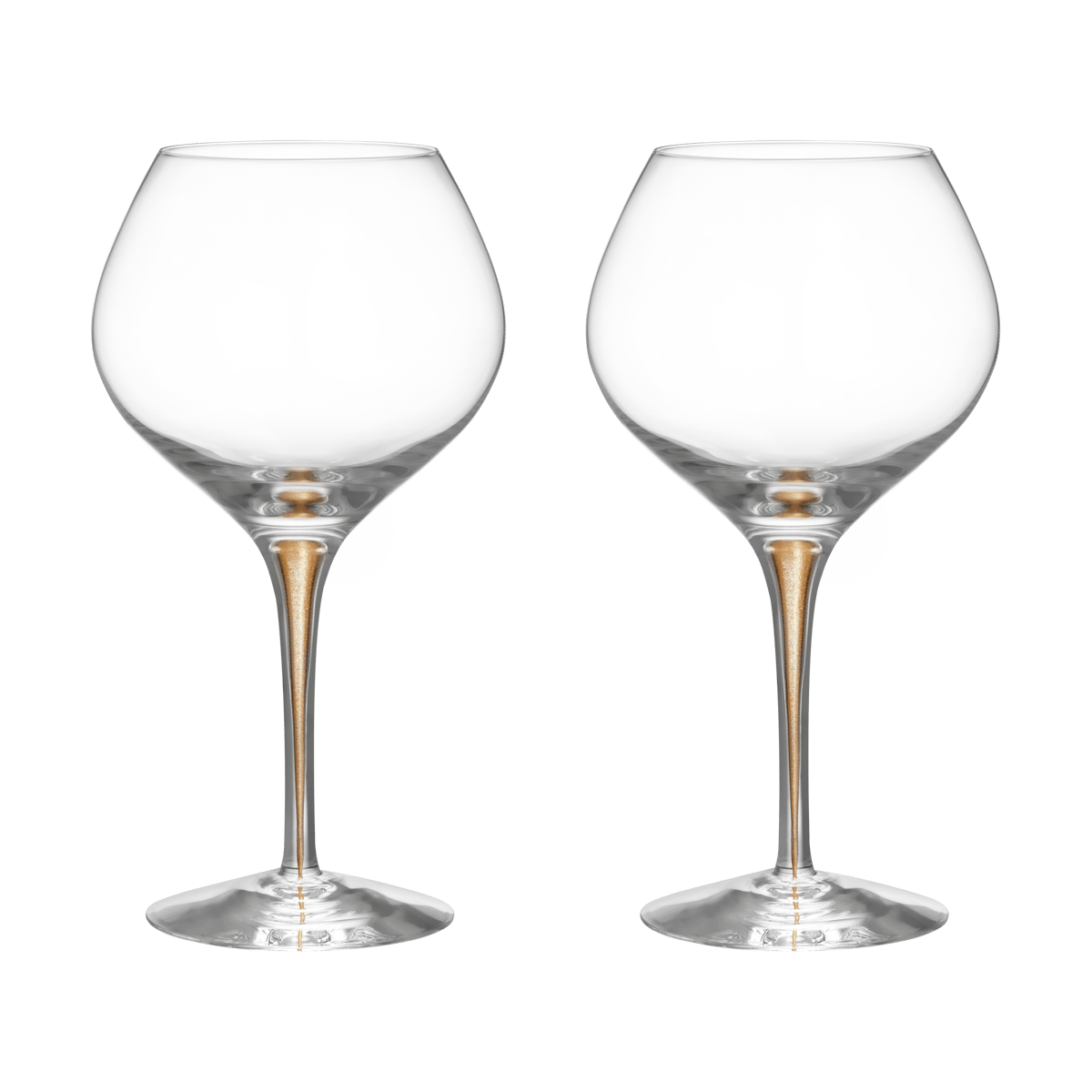 Orrefors Intermezzo Bouquet wine glass 70 cl 2-pack Gold