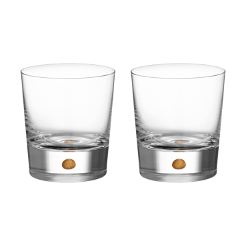 Intermezzo double old fashioned 40 cl 2-pack - Gold - Orrefors