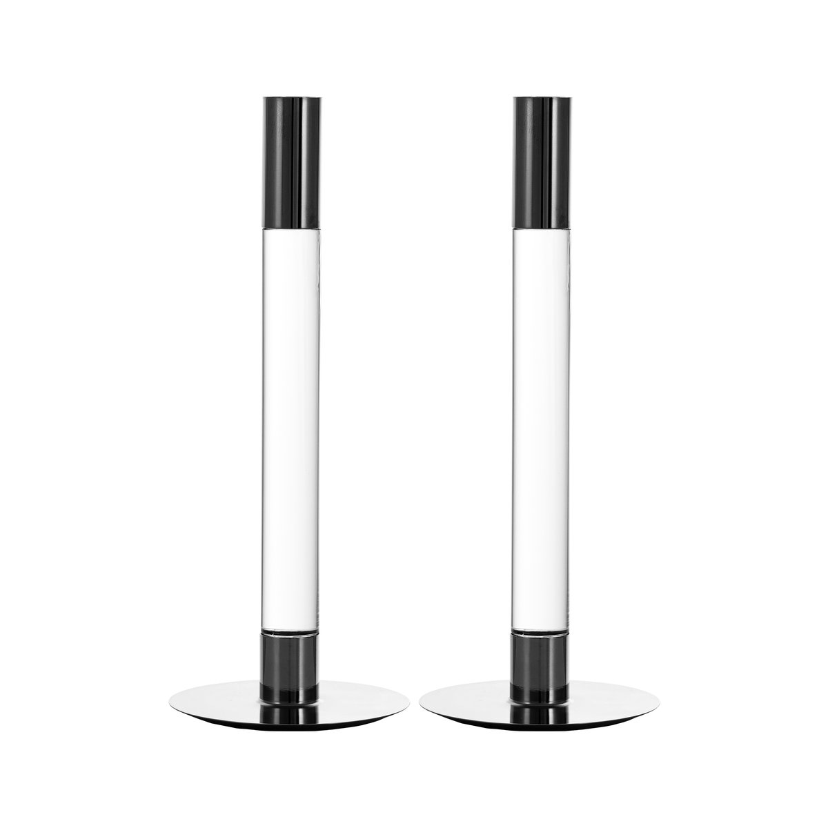 Orrefors Lumiere candle stick 26.5 cm 2-pack Clear