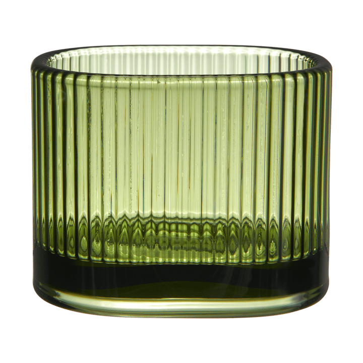 Magica candle holder super ellipse 7 cm, Green Orrefors