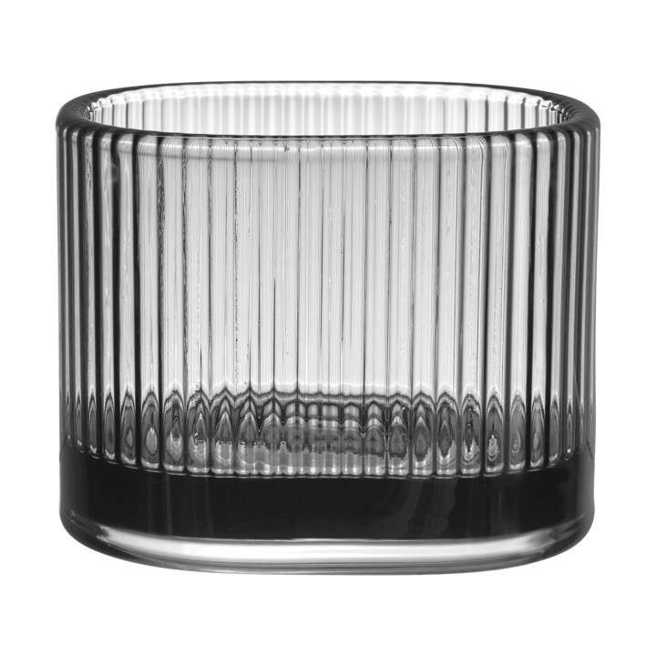 Magica candle holder super ellipse 7 cm - Grey - Orrefors