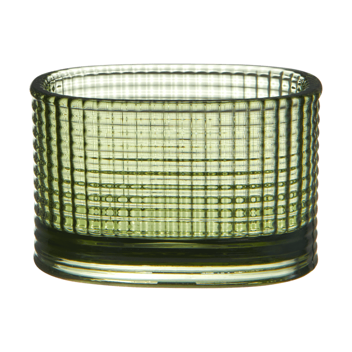 Magica tealight holder super ellipse 5 cm, Green Orrefors