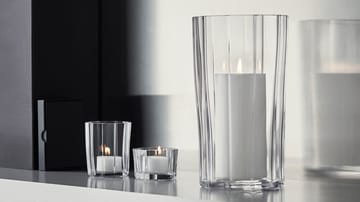 Reed candle holder 8,5 cm - Clear - Orrefors