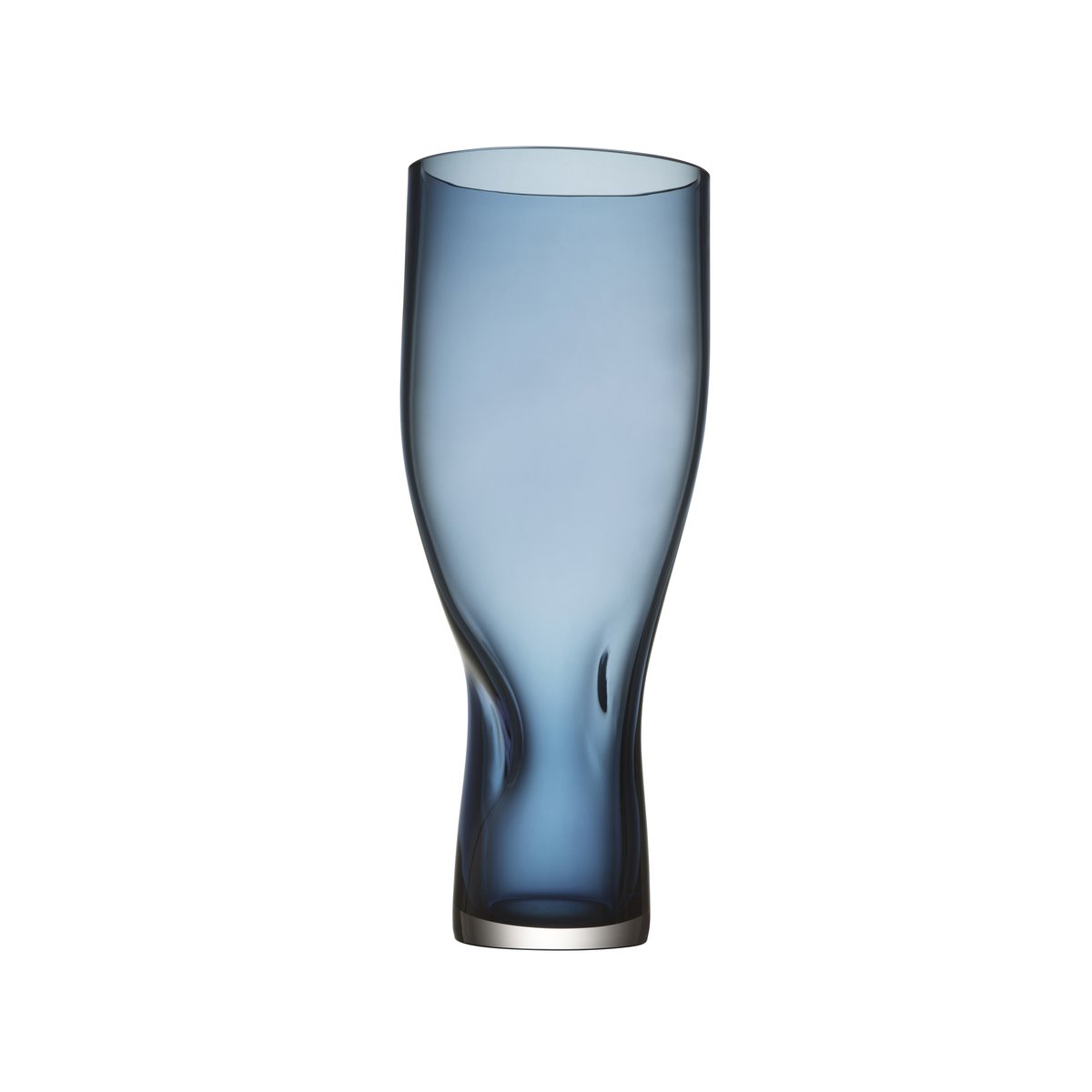 Orrefors Squeeze vase 34 cm blue