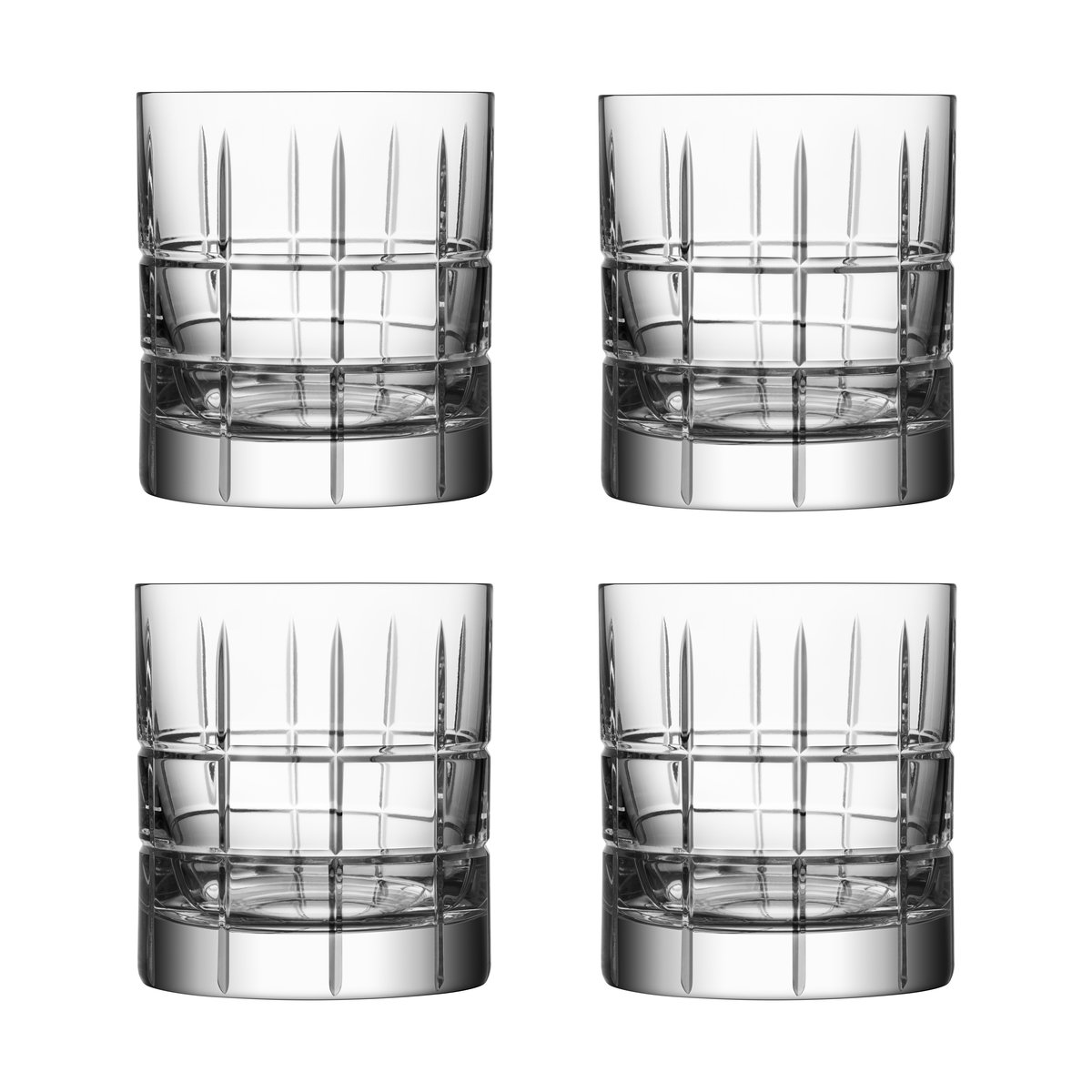 Orrefors Street Old Fashioned glass 27 cl 4-pack Clear