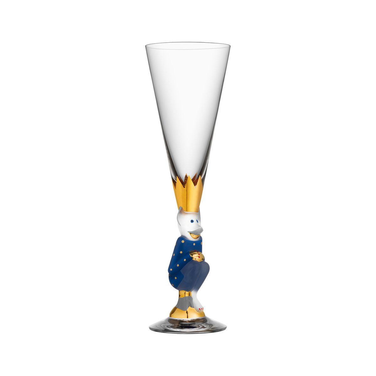 Orrefors The Sparkling Devil champagne glass 19 cl Blue